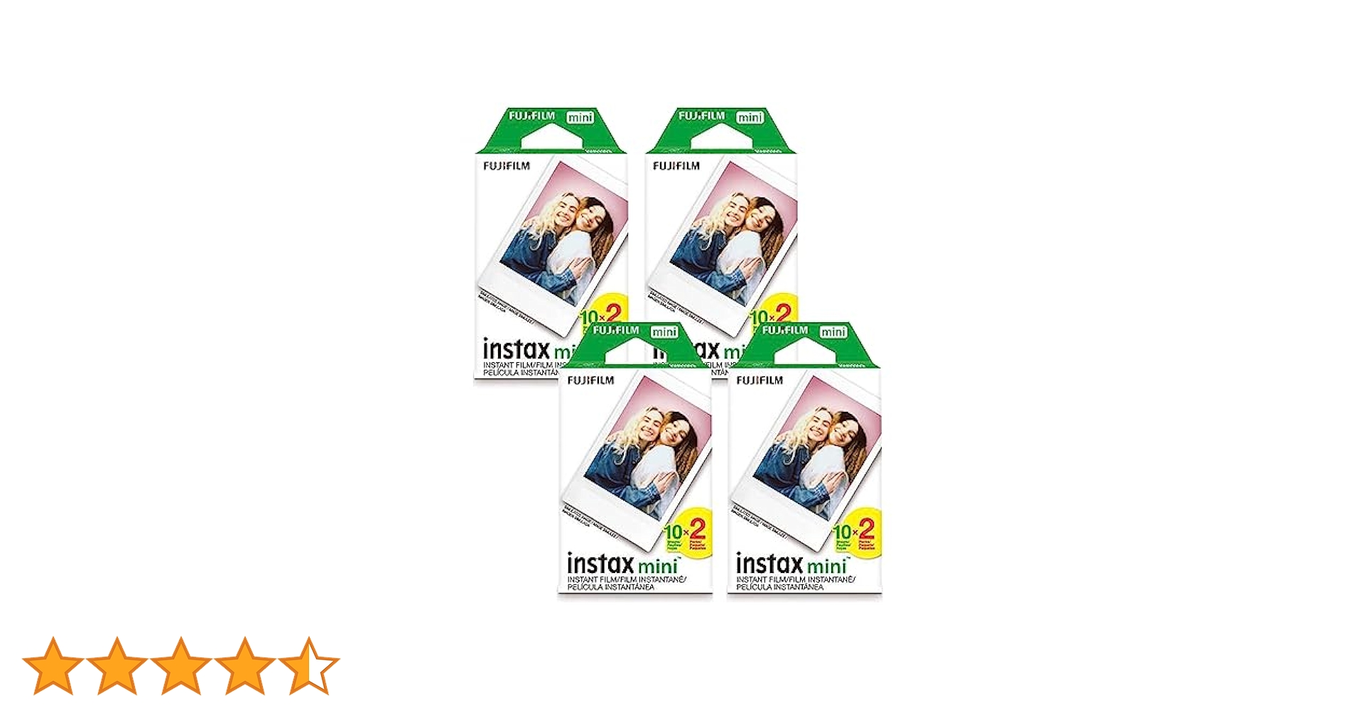 Fujifilm instax mini フィルム 4パック Amazon | Fujifilm instax mini インスタントデイライトフィルム